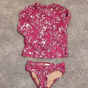 Jcrew Crewcuts Toddler Rashguard Swim Set